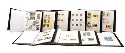 Lot 346 - Ten albums of GB offshore island stamps issues