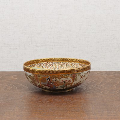 Lot 99 - A Japanese Satsuma ware bowl