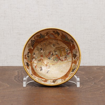 Lot 97 - A Japanese Satsuma ware bowl