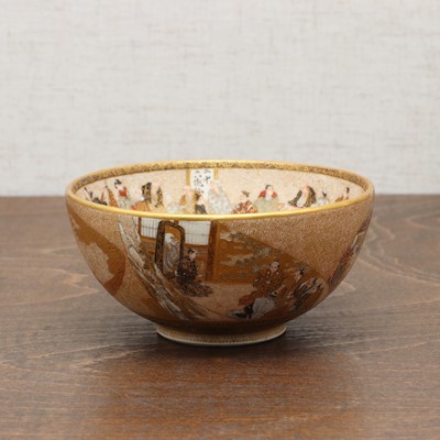 Lot 97 - A Japanese Satsuma ware bowl