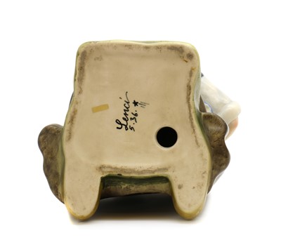 Lot 188 - A Lenci pottery figure