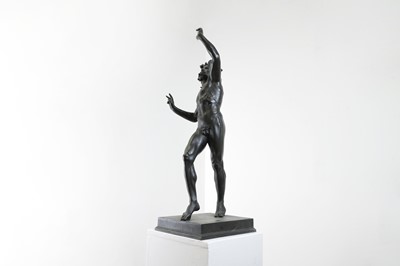 Lot 186 - A bronze figure after the antique