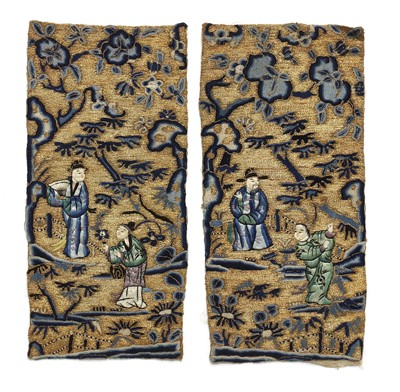 Lot 93 - A collection of Chinese embroideries