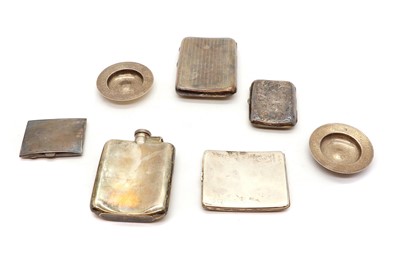 Lot 39 - A collection of silver items