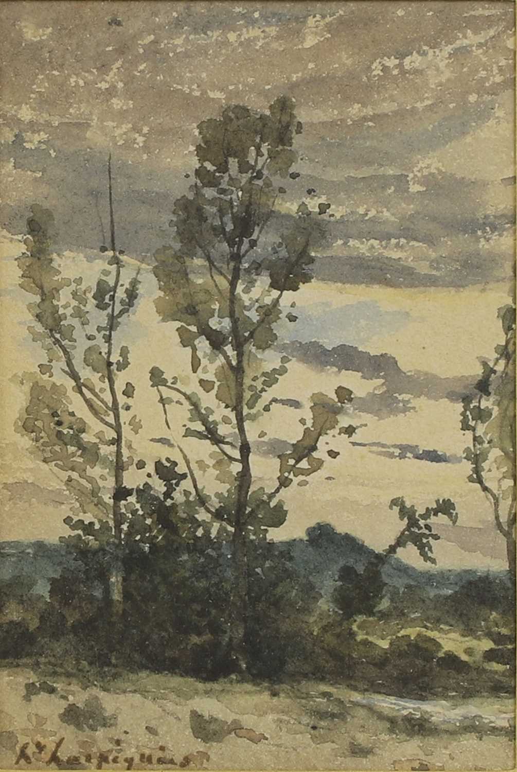 Lot 48 - Henri Harpignies (French, 1819-1916)