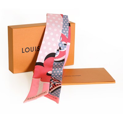 Lot 1562 - A Louis Vuitton silk Pop Monogram BB Bandeau