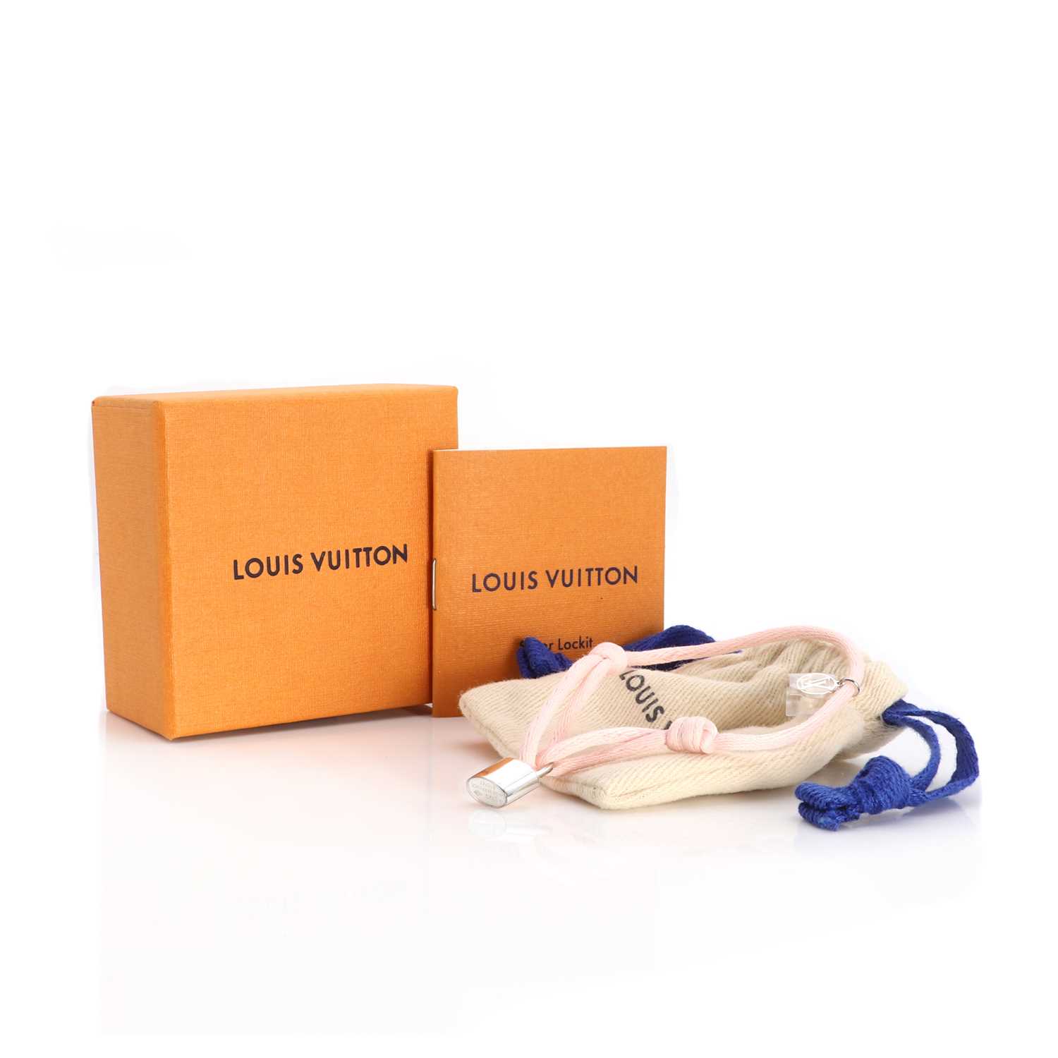 Lot 1469 - A Louis Vuitton for UNICEF silver Lockit x Doudou Louis Bracelet