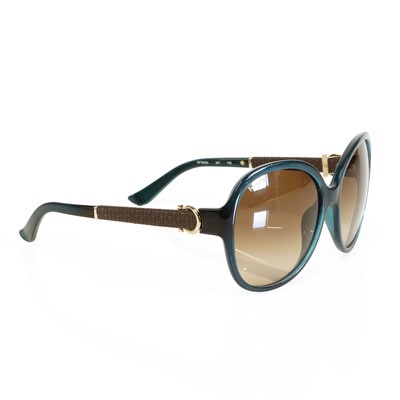 Lot 1524 - A pair of Bvlgari faux tortoiseshell sunglasses