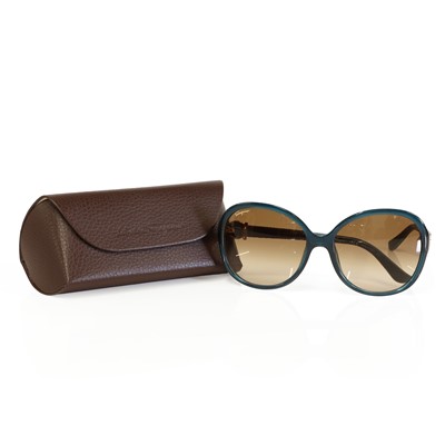 Lot 1524 - A pair of Bvlgari faux tortoiseshell sunglasses