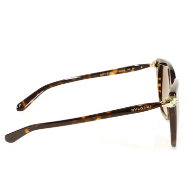 Lot 1524 - A pair of Bvlgari faux tortoiseshell sunglasses