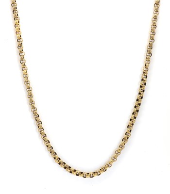 Lot 3 - A Georgian star figure belcher link chain