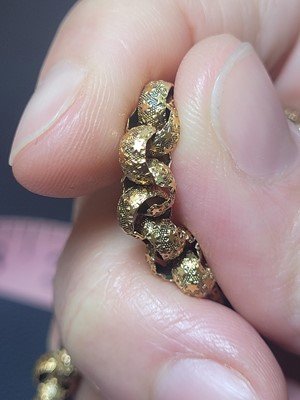 Lot 3 - A Georgian star figure belcher link chain