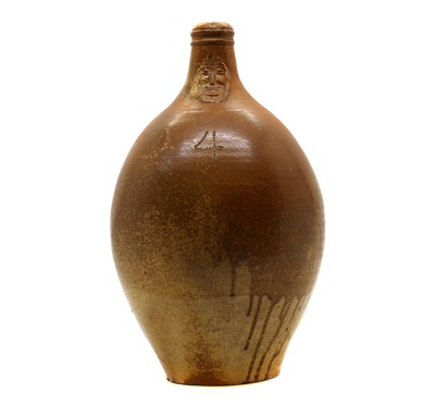 Lot 193 - A large salt glazed Bellarmine jug