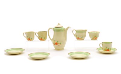 Lot 213 - A Clarice Cliff Dryday tea service