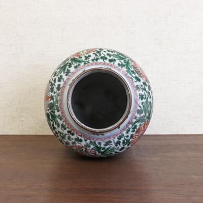 Lot 53 - A Chinese wucai vase