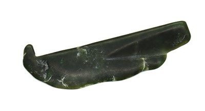 Lot 125 - A Maori hand adze blade