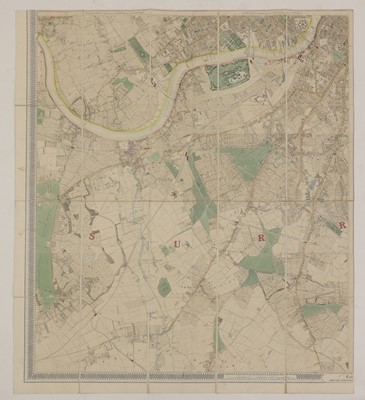 Lot 92 - STANFORD'S Library Map of LONDON and its Suburbs