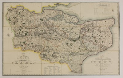 Lot 34 - GREENWOOD: Map of the County of Kent