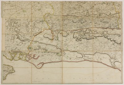 Lot 363 - A map of London