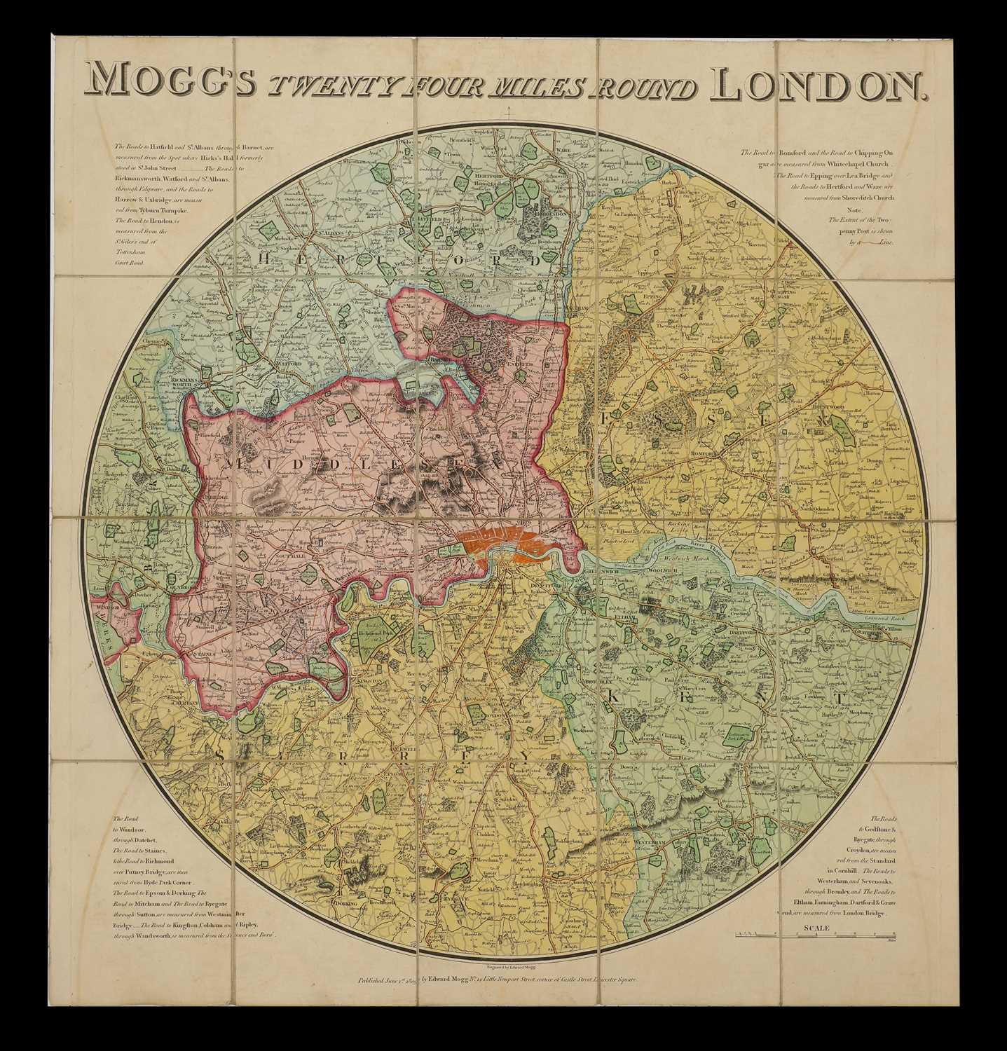 Lot 78 - LONDON Map: Mogg (Edward)