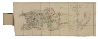 Lot 81 - DAW, Edmund: Map of the Parish of St Pancras