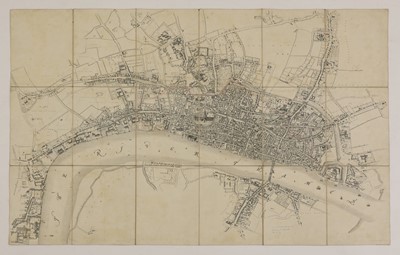 Lot 125 - LONDON, Proof Map, signed
