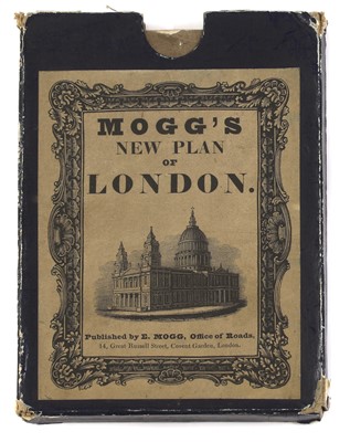 Lot 75 - LONDON MAP: Edward: Mogg's New Plan of London