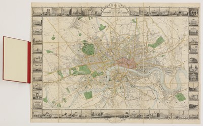 Lot 110 - John Tallis's Illustrated Plan of London and its Environs