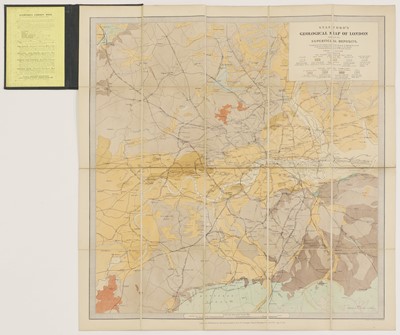 Lot 87 - STANFORD'S Geological Map of London