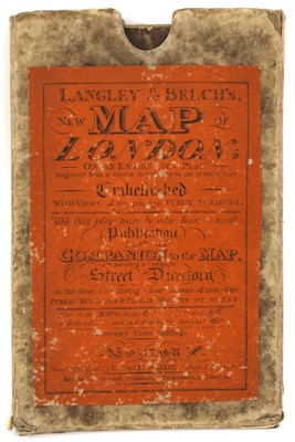 Lot 107 - LONDON MAP: LANGLEY, Edward & William BELCH