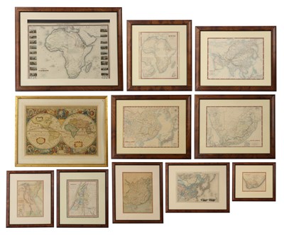 Lot 382 - A large collection of engravings and maps