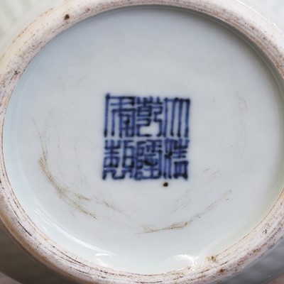 Lot 168 - A pair of Chinese celadon jars and covers