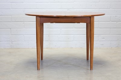 Lot 433 - A Danish teak circular dining table