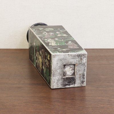 Lot 174 - A Chinese famille noire vase