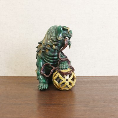 Lot 204 - A Chinese sancai-glazed Buddhist lion
