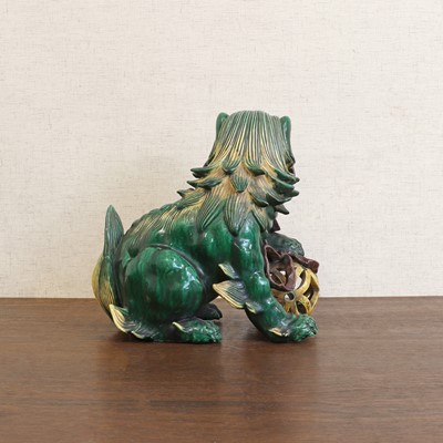 Lot 204 - A Chinese sancai-glazed Buddhist lion