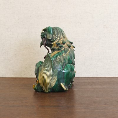Lot 204 - A Chinese sancai-glazed Buddhist lion