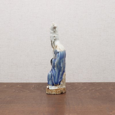Lot 190 - A Chinese porcelain figure