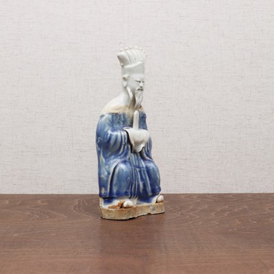Lot 190 - A Chinese porcelain figure