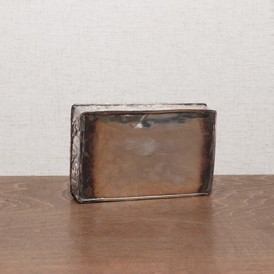 Lot 203 - A pair of Chinese silver table card holders