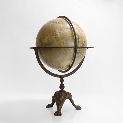 Lot 377 - A French 12in terrestrial globe