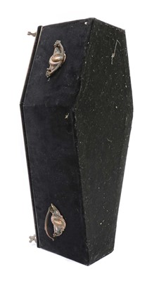 Lot 57 - A model child's skeleton in a coffin