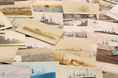 Lot 123 - A collection of Naval postcards