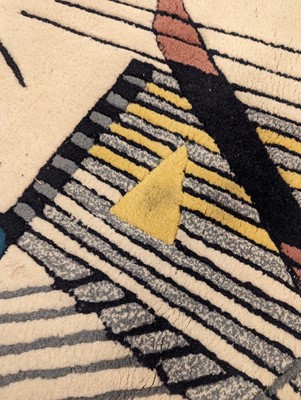 Lot 491 - A Museum Floors Wassily Kandinsky wool rug