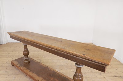 Lot 118 - A painted pine console or serving table