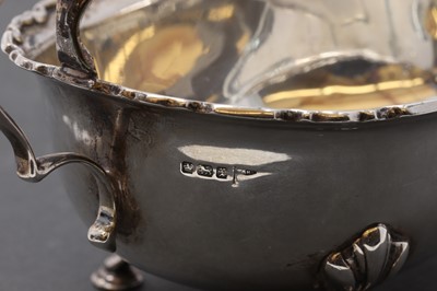 Lot 60 - A pair of silver bon bon dishes