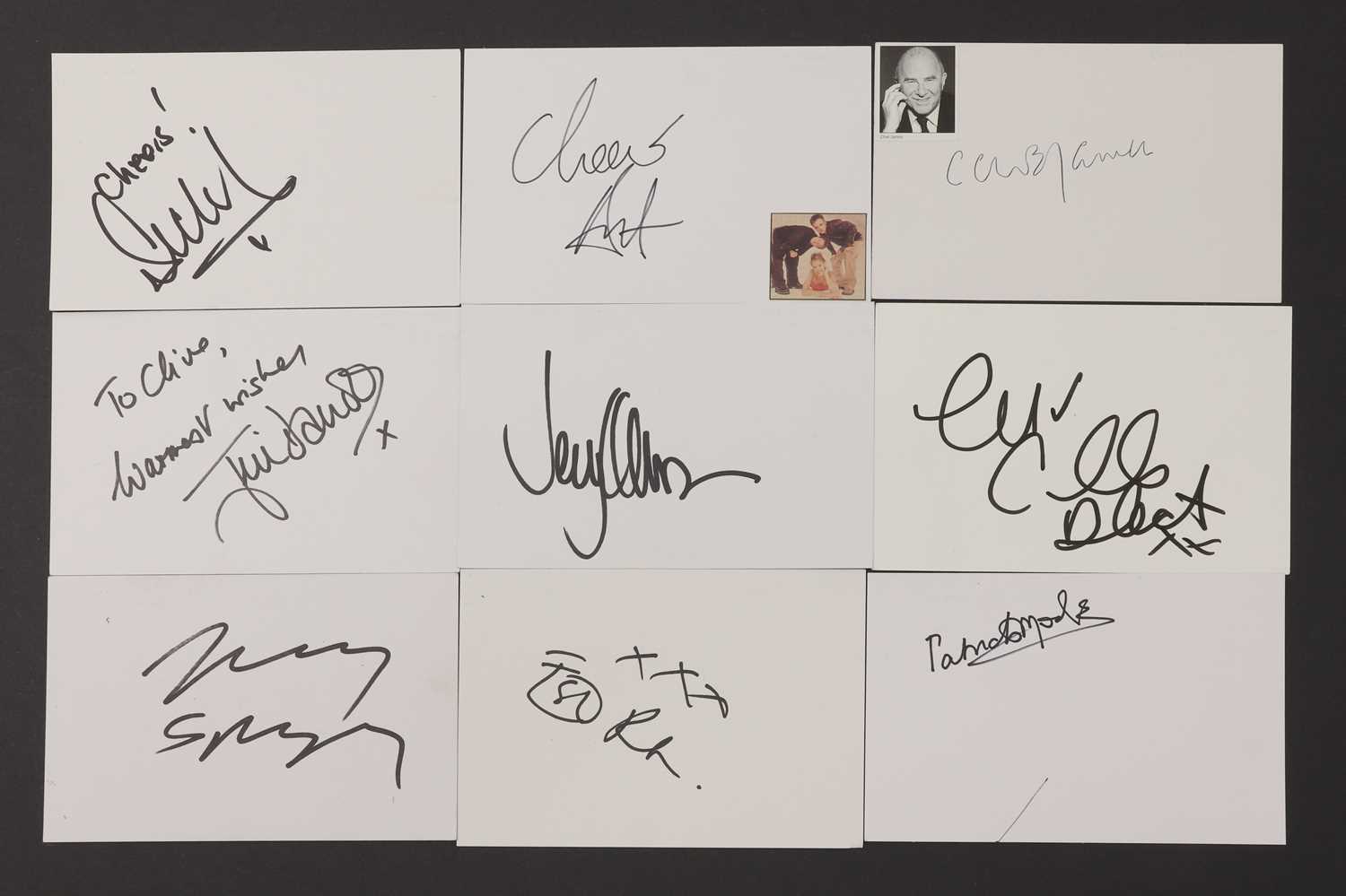 Lot 336 - A large collection of British footballers' autographs