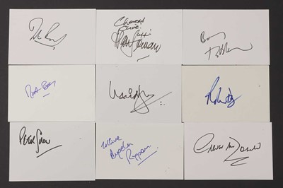 Lot 336 - A large collection of British footballers' autographs