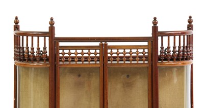Lot 447 - An American beech wall hanging cabinet