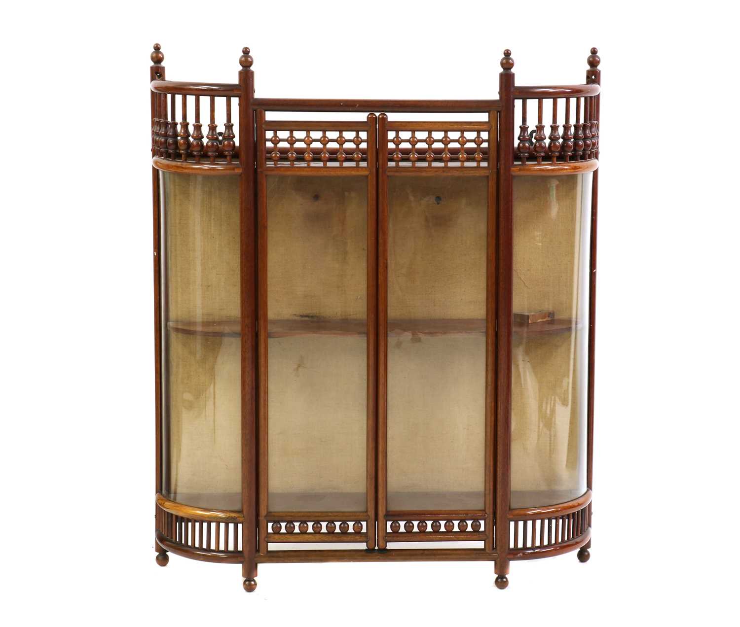 Lot 447 - An American beech wall hanging cabinet
